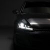 LED headlights VW Golf 7 LEDriving Black Upgrade Halogens – foto 3