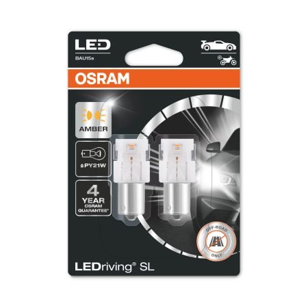 KIT LAMPADE PY21W LED AMBER 12V