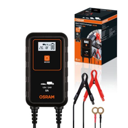 Mantenitore di Carica Batterie BATTERYcharge 12/24V 8A OSRAM