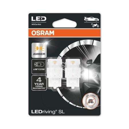 KIT LAMPADE WY21W LED AMBER 12V