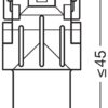 KIT LAMPADE P21/5W LED AMBER 12V – foto 6