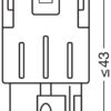 KIT LAMPADE WY21W LED AMBER 12V – foto 6