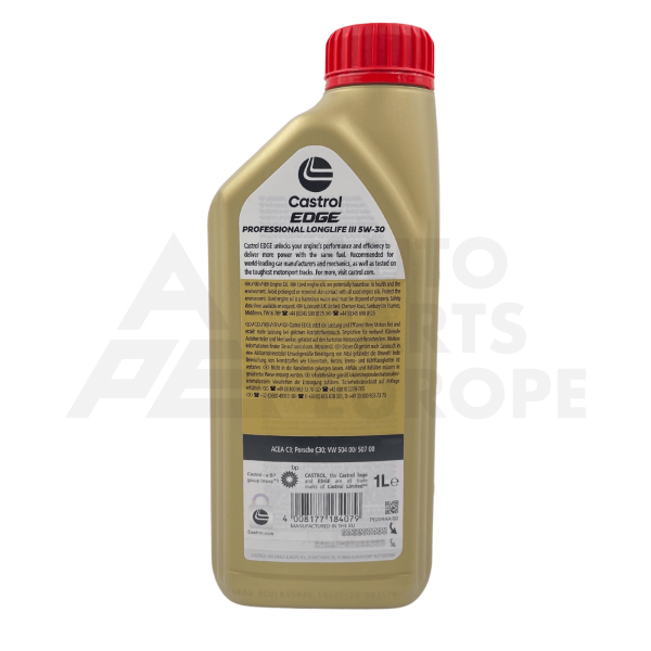 Olio Motore CASTROL 5W30 Long Life Edge Professional III – foto 4