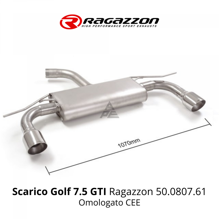 Scarico Golf 7.5 GTI Ragazzon 50.0807.61