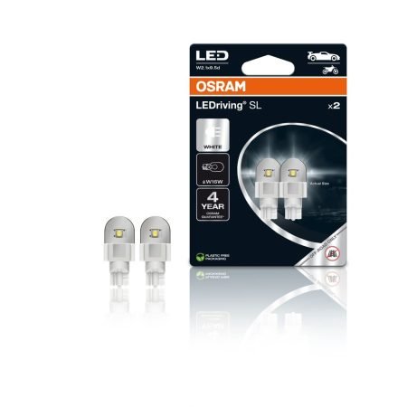 Coppia Lampade LED W16W 921DWP 12V 6000K – Luce Bianco Freddo