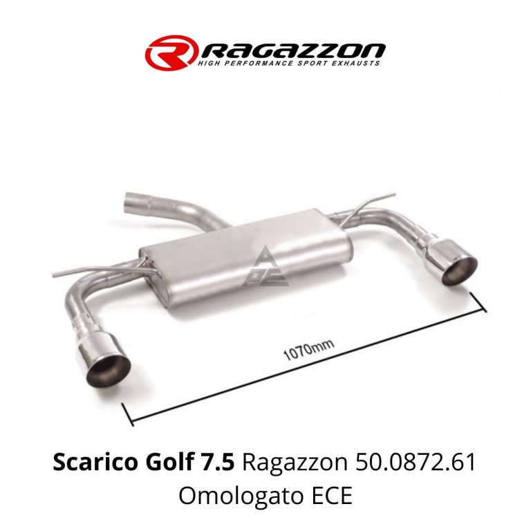 Scarico Golf 7.5 Doppia Uscita Ragazzon 50.0872.61