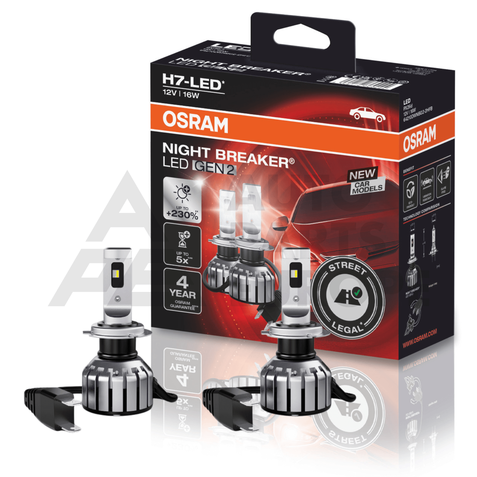 Privato: Lampade H7 LED Omologate OSRAM NIGHT BREAKER 64210DWNB GEN2