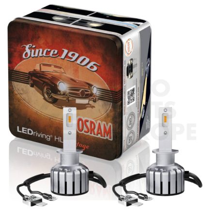 Coppia Lampadine H1 LED VINTAGE Luce Gialla Alta Luminosità