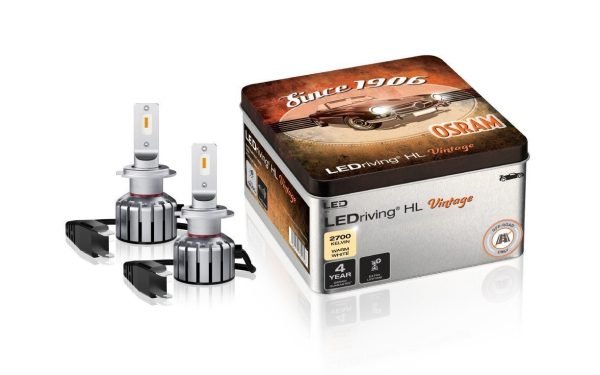 Coppia Lampadine H7 LED VINTAGE Luce Gialla Alta Luminosità – foto 5