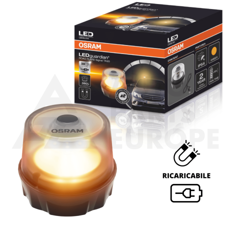 Lampeggiante Led Arancio Emergenza LEDGUARDIAN Osram