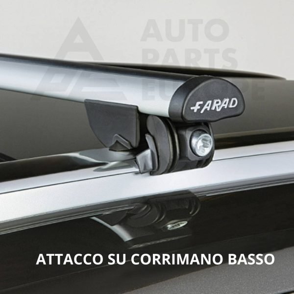Barre Portatutto per OPEL MOKKA X Con corrimano basso 2012-2020 – Completo di attacchi – foto 3