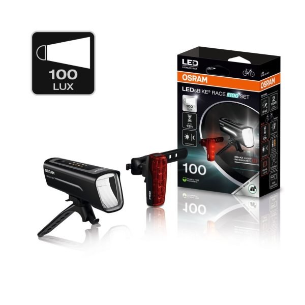Osram LEDsBIKE RACE Luce anteriore e stop per Bicicletta
