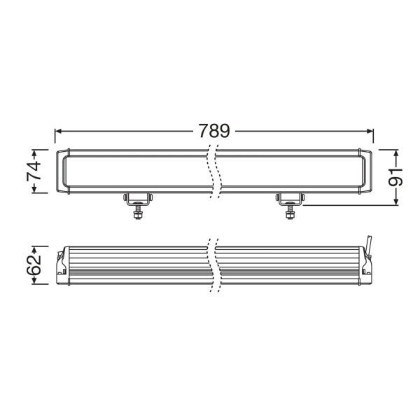 Barra LED Osram VX750-CB DR SM 86W – foto 5