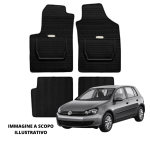 LUCEV Gummimatten für Volkswagen Golf VI (08>), Schwarz, mit Befestigungen