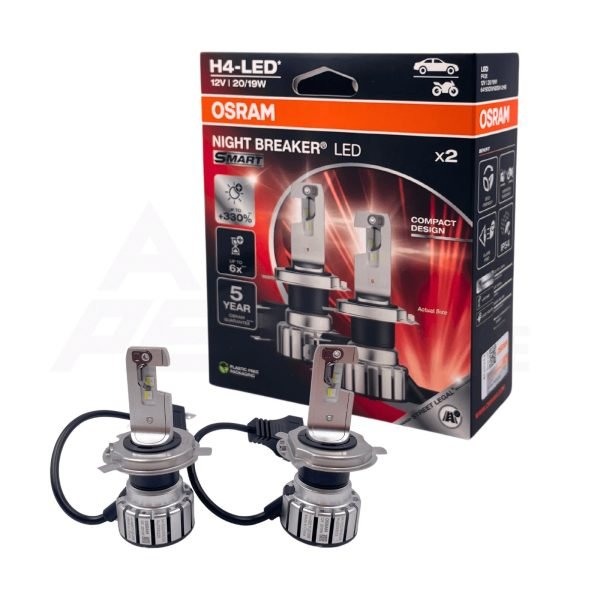 Lampadine LED H4 Omologate Night Breaker Led Smart Osram – Luce Bianca – foto 2