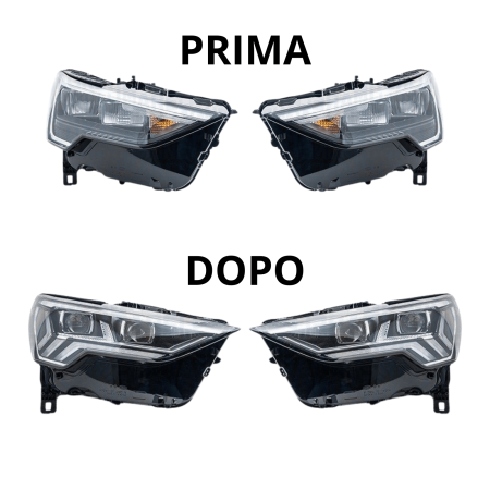 Kit fari LED Audi Q3 F3 Upgrade da LED a MATRIX LED originali Magneti Marelli