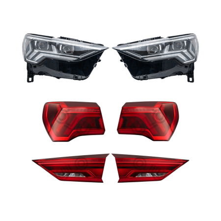 Kit Fari anteriori + Fanali posteriori FULL LED Dinamici Audi Q3