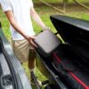 Box da Gancio Traino Farad Maki 300L Omologato e completo di supporto – foto 4