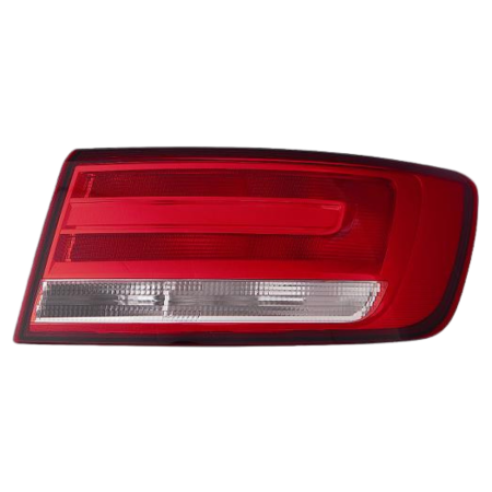 Fanale stop posteriore destro esterno per Audi A4 Berlina 15> Bianco-rosso