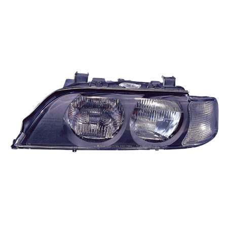 Faro fanale proiettore sinistro per Bmw Serie 5 E39 95>9/00 Fanalino Chiaro