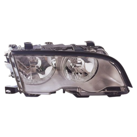 Faro fanale proiettore destro per Bmw Serie 3 E46 98>9/01 Cornice Nera