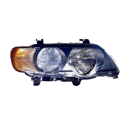 Faro fanale proiettore destro per Bmw X5 E53 Fanalino Chiaro 00>11/03