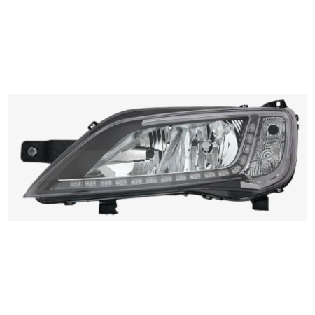 Faro sinistro fiat ducato 14> citroen jum per 14> Parabola Cromata - Elettrico - A Led
