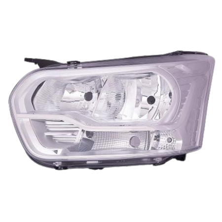 Faro fanale proiettore sinistro per Ford Transit 3/14> Con Motorino