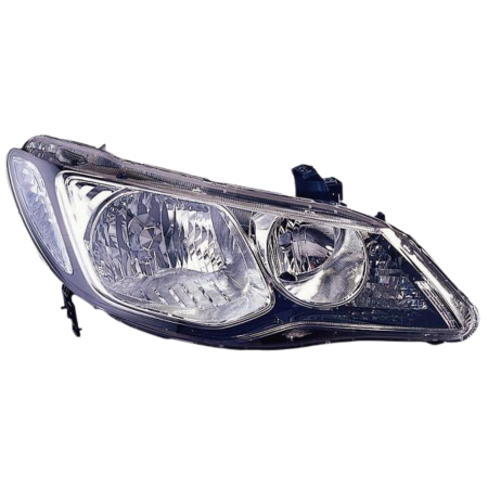 Faro fanale proiettore destro per Honda Civic 4 Porte 06>