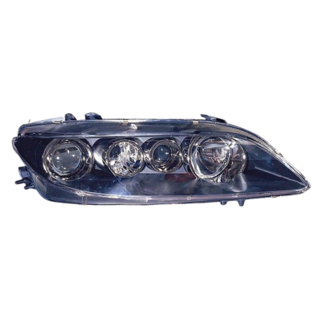 Faro fanale proiettore destro per Mazda 6 11/05>4/07 Parabola Nera