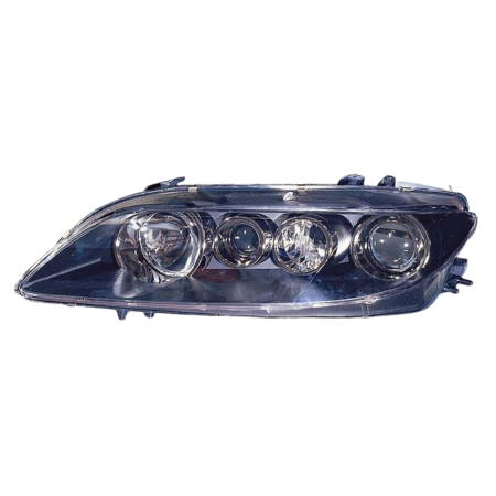 Faro fanale proiettore sinistro per Mazda 6 11/05>4/07 Parabola Nera