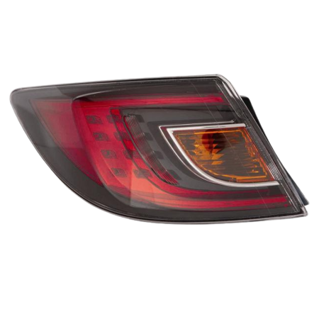 Fanale stop posteriore sinistro per Mazda 6 07>10 4 Porte Rosso Led