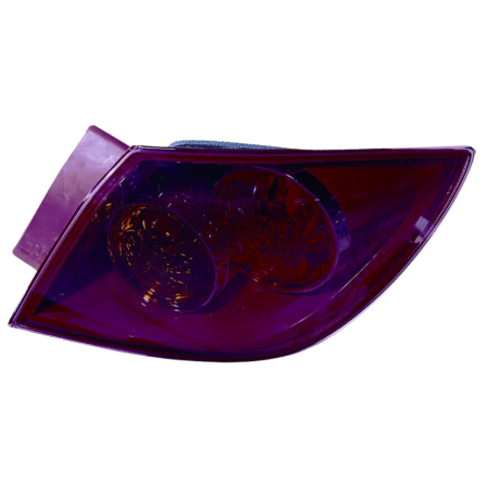 Fanale stop posteriore destro esterno mazda 3 5p 03>07 corpo rosso arancio-rosso