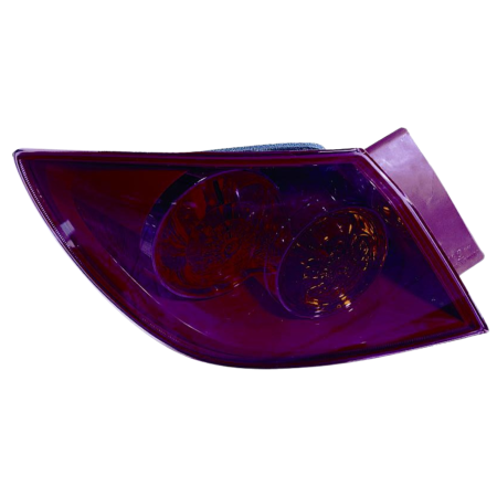 Fanale stop posteriore sinistro esterno mazda 3 5p 03>07 corpo rosso arancio-rosso