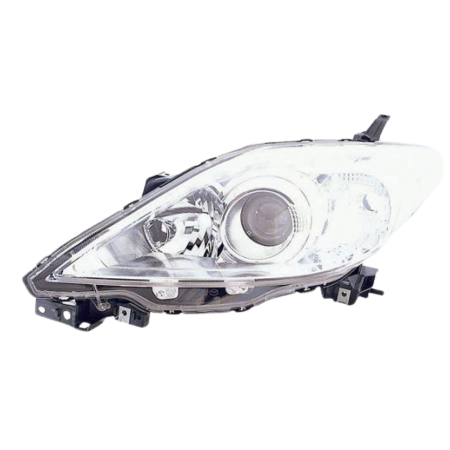 Faro fanale proiettore sinistro per Mazda 5 2/08>9/10 Parabola Cromata