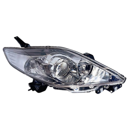 Faro fanale proiettore destro per Mazda 5 05>07 Parabola Nera