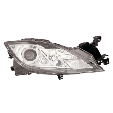 Faro fanale proiettore destro per Mazda 6 10> Parabola Cromata