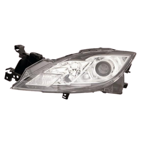 Faro fanale proiettore sinistro per Mazda 6 10> Parabola Cromata