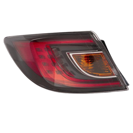Fanale stop posteriore sinistro per Mazda 6 10> 4 Porte Rosso Led