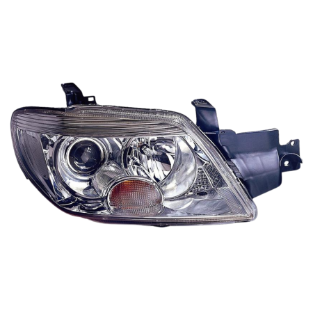 Faro fanale prpoiettore destro per Mitsubishi Outlander 03>10/06 Parabola Cromata
