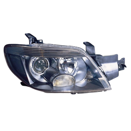 Faro fanale proiettore destro per Mitsubishi Outlander 03>10/06 Parabola Nera
