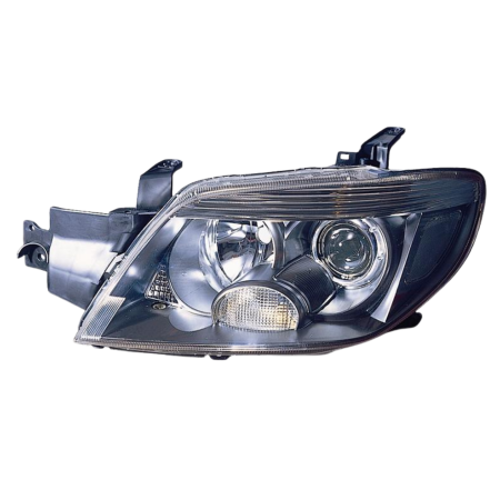 Faro fanale proiettore sinistro per Mitsubishi Outlander 03>10/06 Parabola Nera