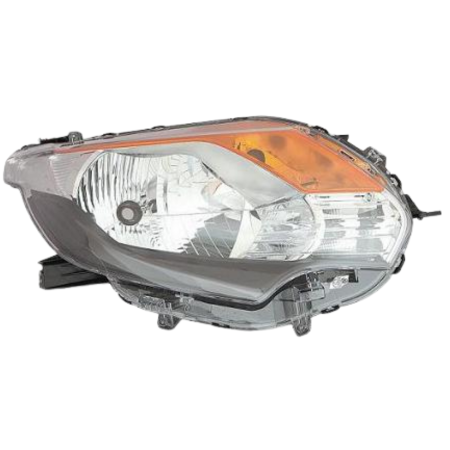 Faro fanale proiettore destro per Mitsubishi L200 7/15> Parabola Nera