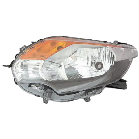 Faro fanale proiettore sinistro per Mitsubishi L200 7/15> Parabola Nera
