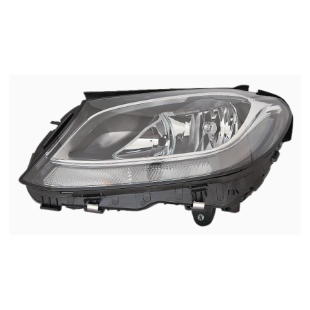 Faro fanale proiettore sinistro per Mercedes Classe C W205 18> Led - Parabola Nera