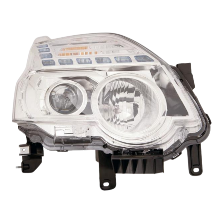Faro fanale proiettore destro per Nissan X-trail 9/10> Parabola Cromata