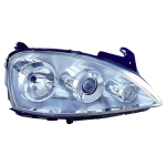 Faro fanale proiettore destro per Opel Corsa C 04>06