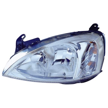 Faro fanale proiettore sinistro per Opel Corsa 9/03>06 Con Motorino