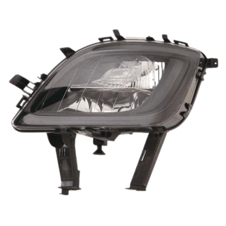 Faro fanalino fendinebbia sinistro per Opel Astra J 09> Nero Con Fanalino Diurno