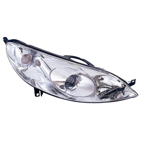 Faro fanale proiettore destro per Peugeot 407 04>